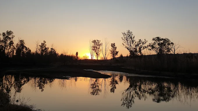 Bernallys Fishing Lodge sunset